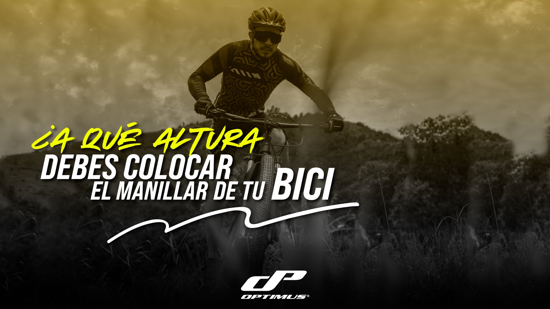 ¿A QUÉ ALTURA DEBO COLOCAR EL MANILLAR DE LA BICICLETA?