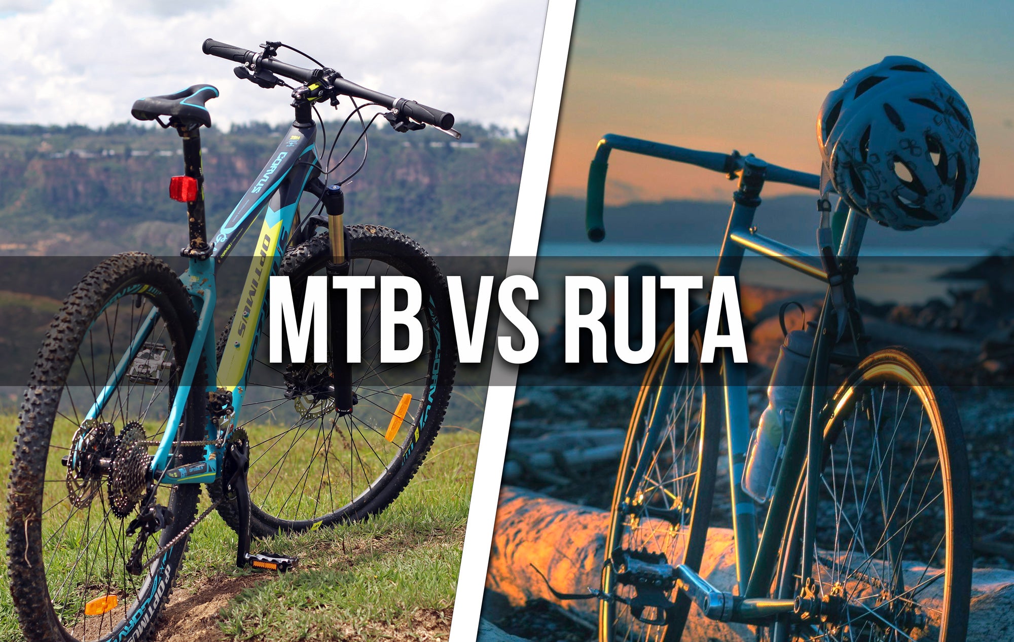 CICLISMO DE MONTAÑA VS CICLISMO DE RUTA