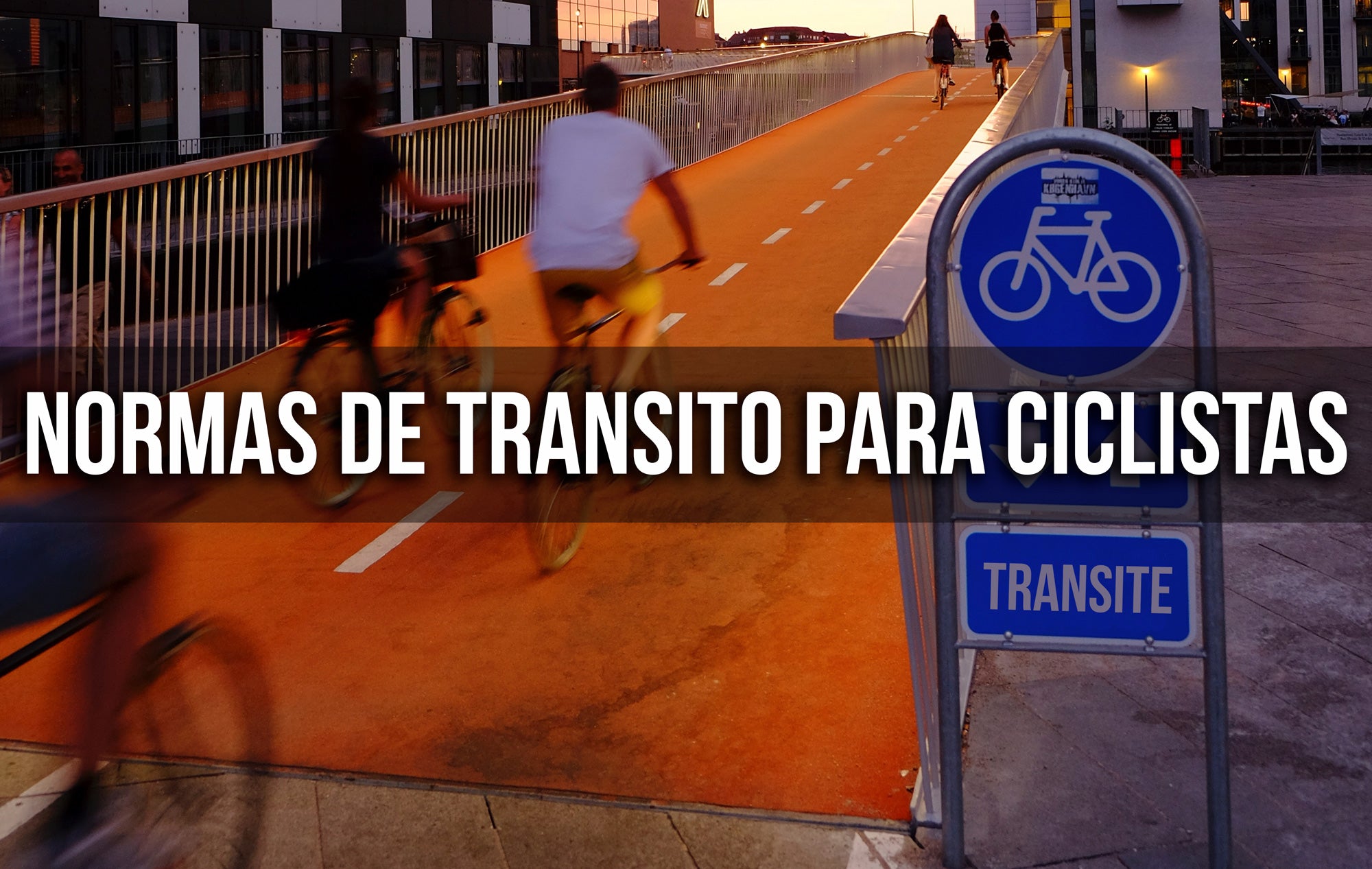 15 NORMAS DE TRÁNSITO QUE TODO CICLISTA DEBERÍA CONOCER