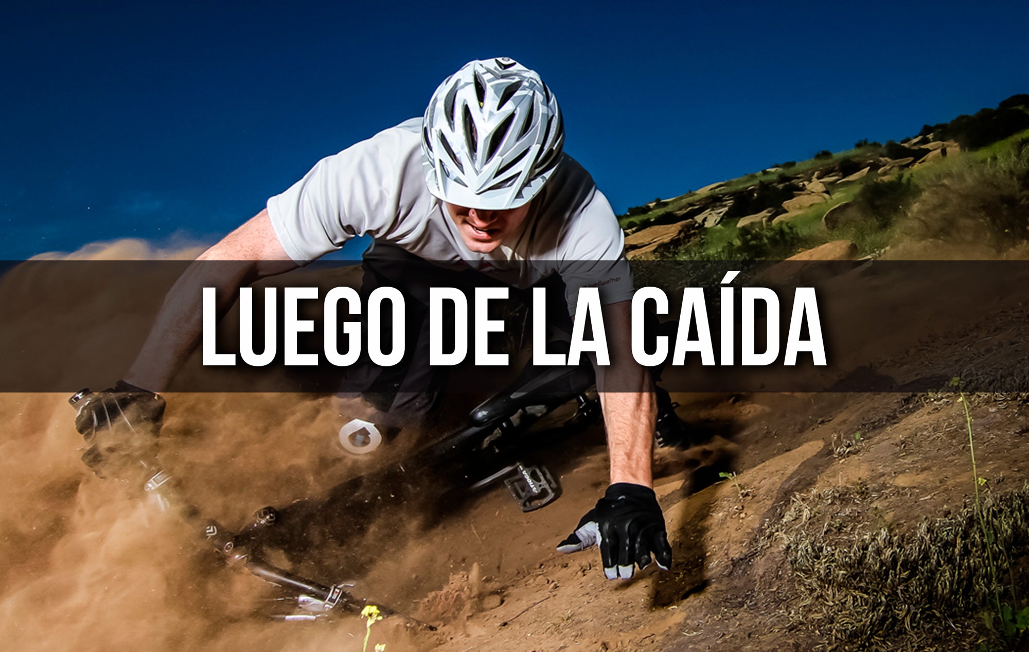 LO QUE DEBES HACER LUEGO DE UNA CAÍDA EN BICICLETA