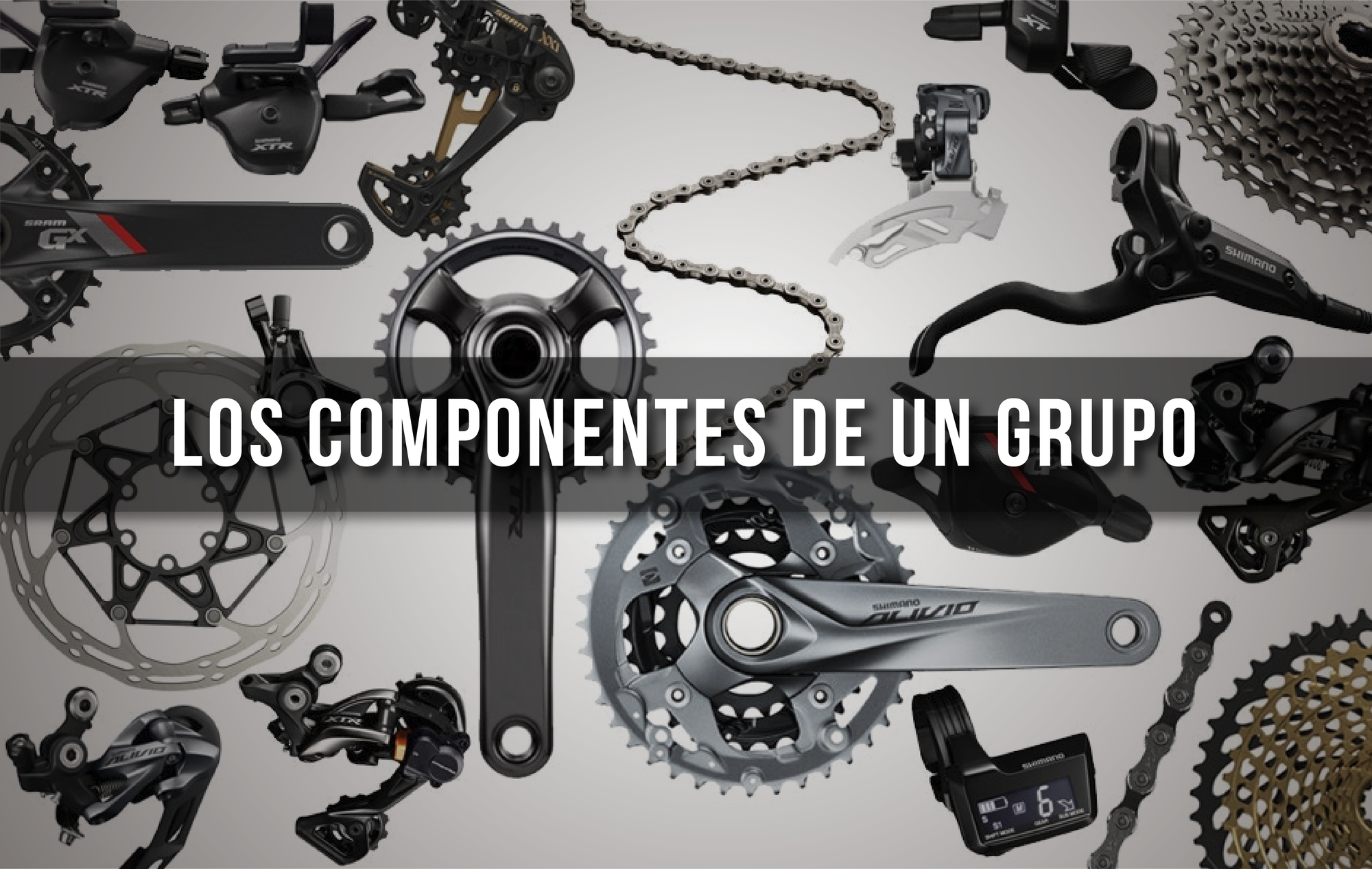 ¿Cuales son los componentes de un grupo para tu bici?