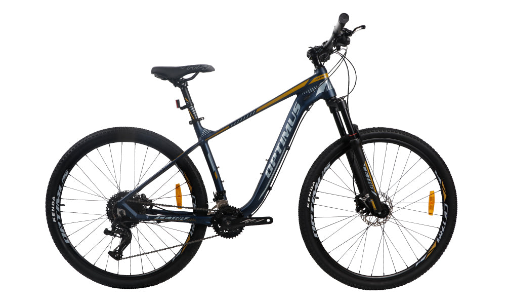 bicicleta mtb cetra azul dorado 