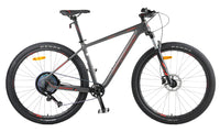 Bicicleta de MTB carbono Tucana Pro gris rojo