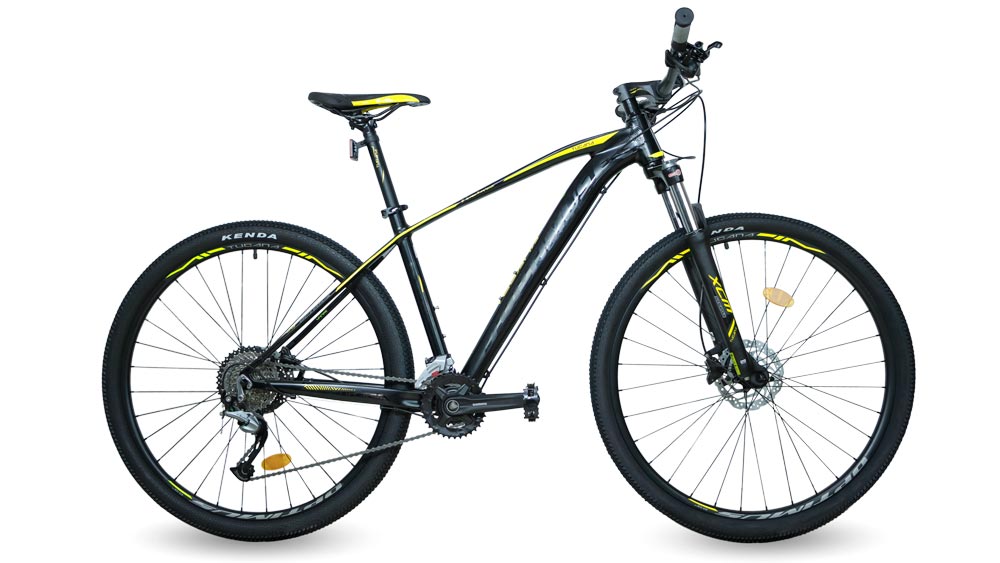 Bicicleta MTB Optimus Tucana color Negro/amarillo